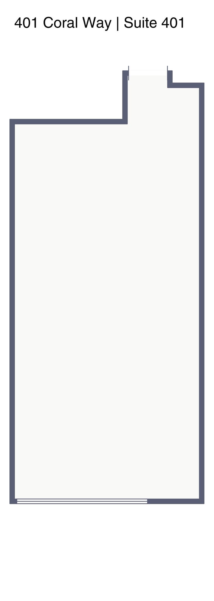 401 Coral Way, Coral Gables, FL à louer Plan de site– Image 1 sur 1