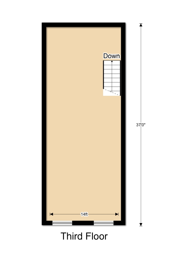 15 E Cross St, Baltimore, MD à louer Plan d’étage– Image 1 sur 1
