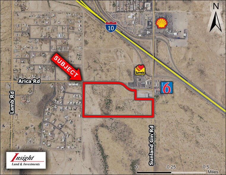 Sunland Gin Rd, Eloy, AZ à vendre - Aérien – Image 2 sur 4