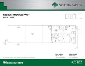 1100 Northmeadow Pky, Roswell, GA à louer Plan d’étage– Image 1 sur 1