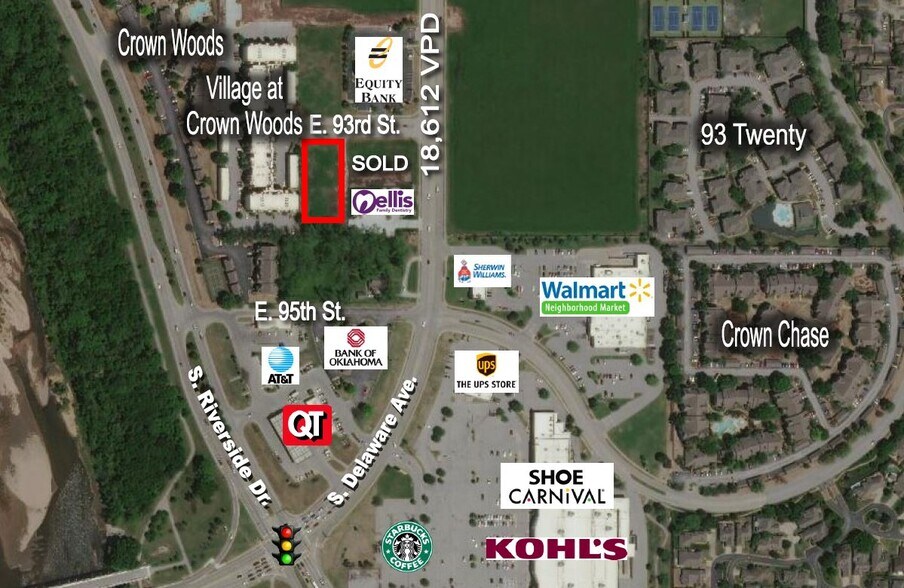 2722 E 93rd St, Tulsa, OK à vendre - Aérien – Image 3 sur 12
