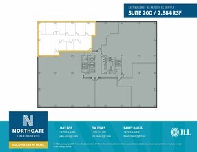 115 NE 100th St, Seattle, WA à louer Plan d’étage– Image 1 sur 1