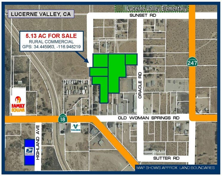 10600 Oracle, Lucerne Valley, CA à vendre - Aérien – Image 2 sur 11