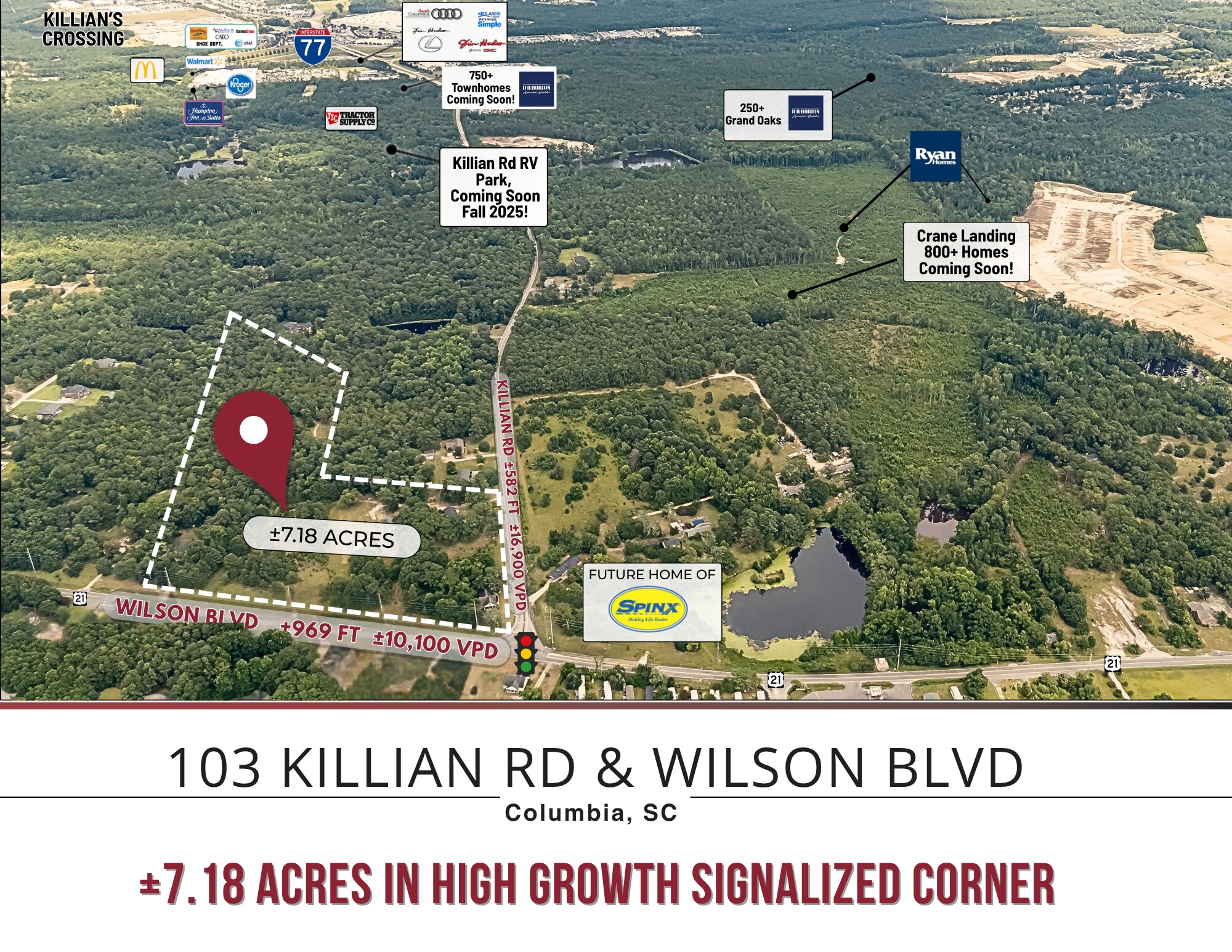 103 Killian Rd, Columbia, SC à vendre Aérien– Image 1 sur 8