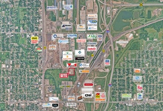 821 E 25th St N, Wichita, KS - Vue aérienne vue de carte