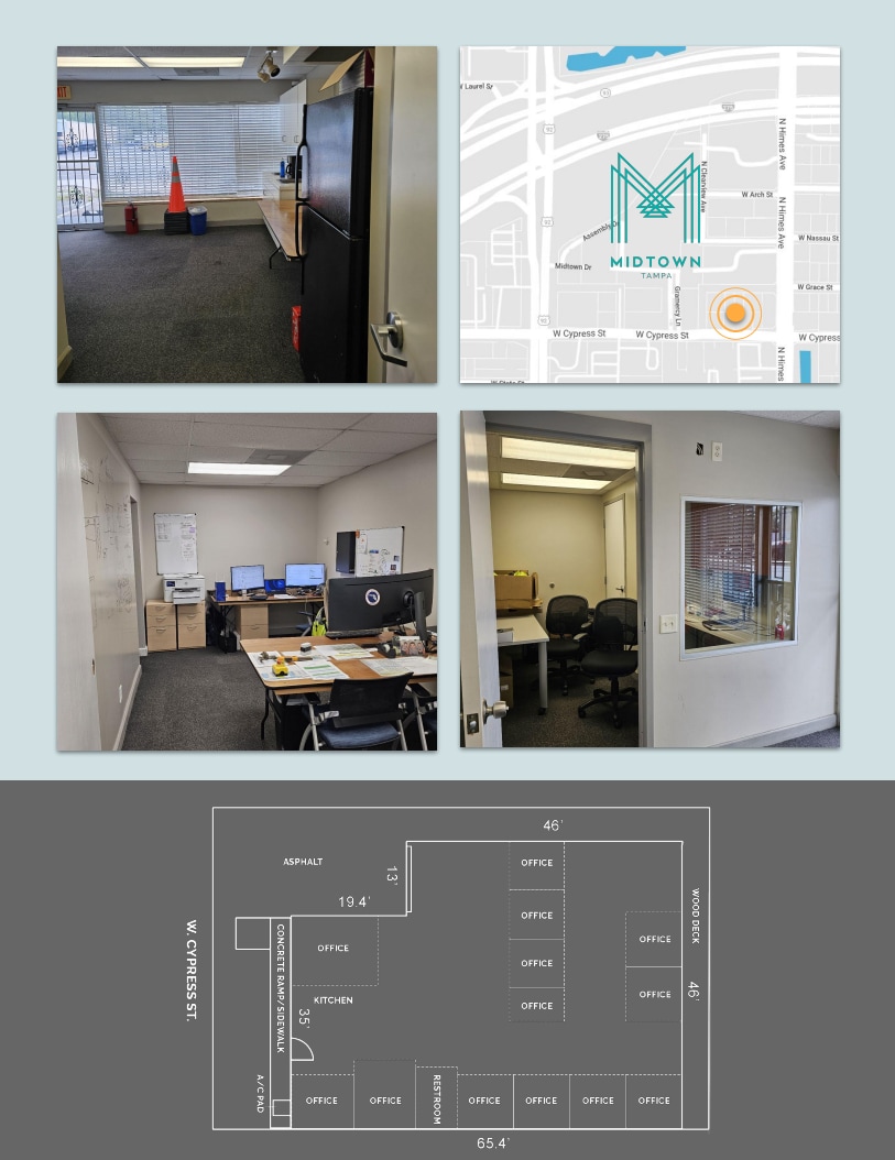 3619 W Cypress St, Tampa, FL à louer Plan d’étage– Image 1 sur 1