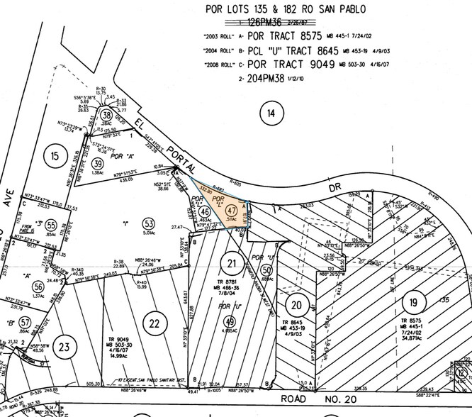 2400 El Portal Dr, San Pablo, CA à vendre - Plan cadastral – Image 2 sur 2