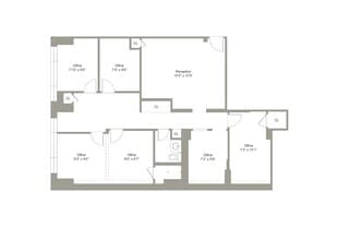 330 W 58th St, New York, NY à louer Plan d’étage– Image 2 sur 3