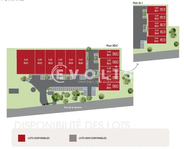 57 Rue De La Verrerie, Fontanil-Cornillon à louer - Plan de site – Image 2 sur 2