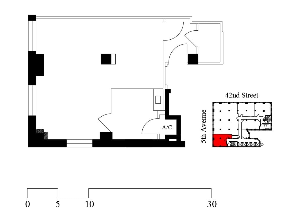 501 Fifth Ave, New York, NY à louer Plan d’étage– Image 1 sur 1