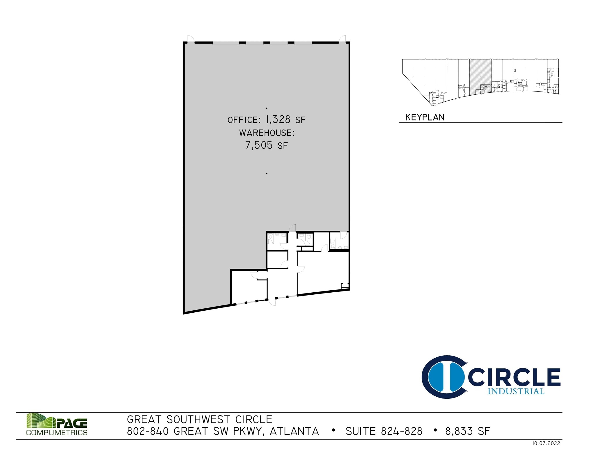 800 Great Southwest Pky, Atlanta, GA à louer Plan de site– Image 1 sur 1