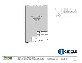 800 Great Southwest Pky, Atlanta, GA à louer Plan de site– Image 1 sur 1