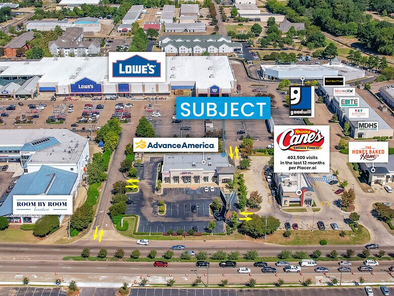 920 E County Line Rd, Ridgeland, MS à louer - Photo de l’immeuble – Image 2 sur 6