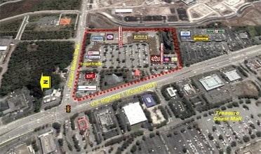 3181-3299 NW Federal Hwy, Jensen Beach, FL - VUE AÉRIENNE vue de carte - Image1