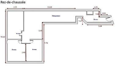 Bureau dans Paris à louer Plan d’étage– Image 1 sur 1