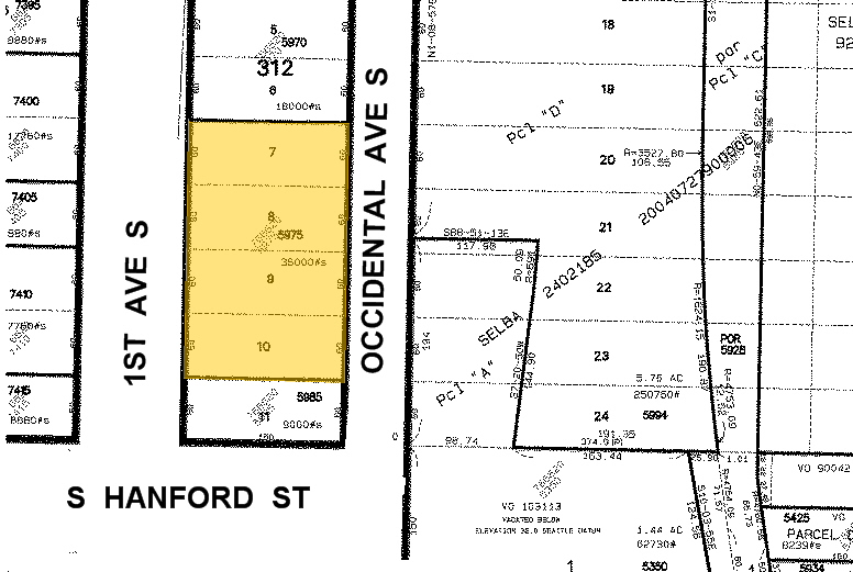 2944 1st Ave S, Seattle, WA à louer - Plan cadastral – Image 3 sur 3