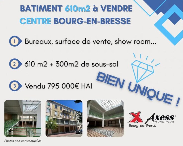 Local commercial dans Bourg-en-Bresse à vendre - Photo de l’immeuble – Image 1 sur 2