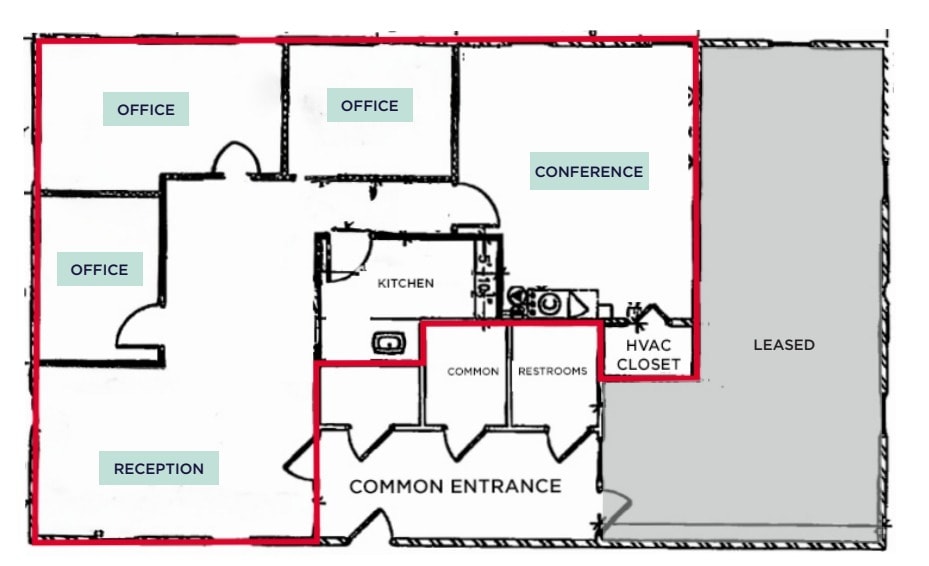 629 N Washington Hwy, Ashland, VA à louer - Plan d’étage – Image 2 sur 2