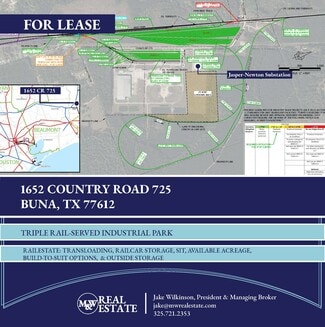 Plus de détails pour 1652 County Road 725, Buna, TX - Terrain à louer
