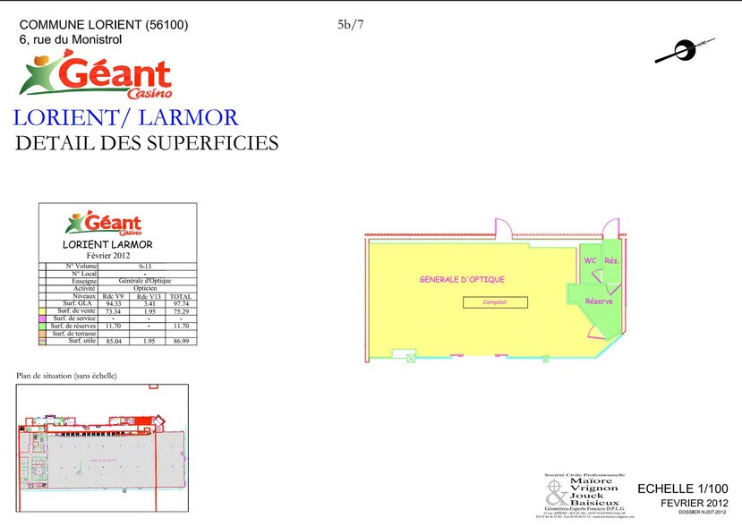 60 Rue Monistrol, Lorient à louer - Plan d’étage – Image 2 sur 2