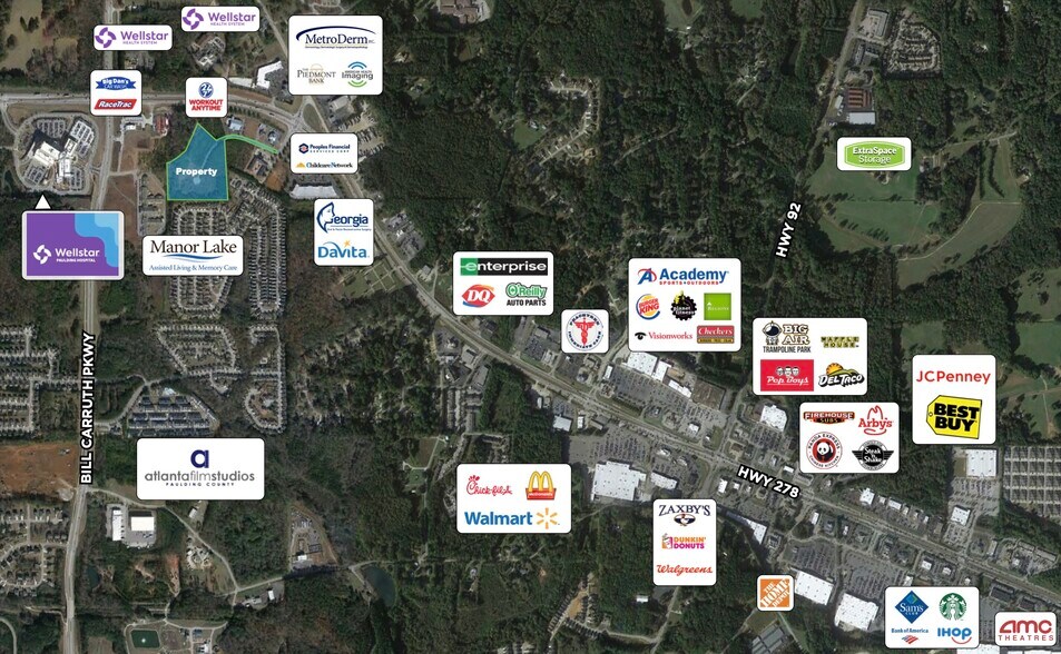 Highland Pavilion Way, Dallas, GA à vendre - Aérien – Image 2 sur 4