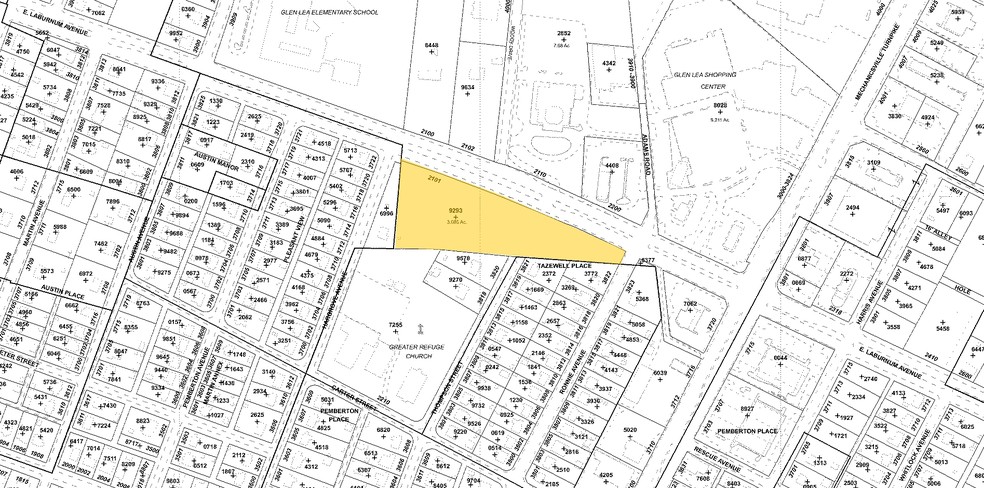 2101 E Laburnum Ave, Richmond, VA à vendre - Plan cadastral – Image 2 sur 3
