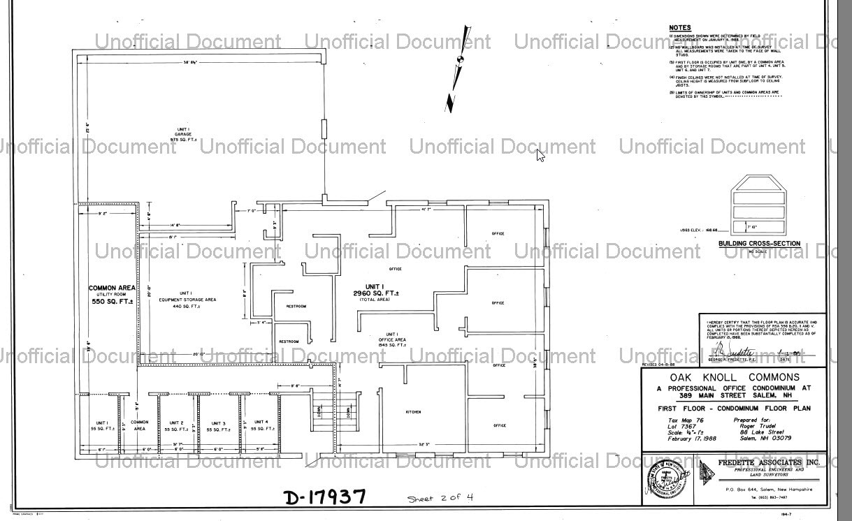 389 Main St, Salem, NH 03079 - Lot 1 -  - Plan d’étage - Image 1 of 1