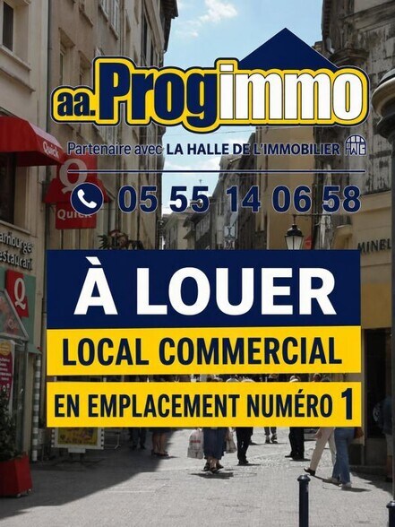 Local commercial dans Limoges à louer - Photo de l’immeuble – Image 1 sur 1