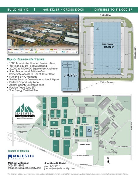 20600 E 35th Dr, Aurora, CO à louer - Plan de site – Image 1 sur 27