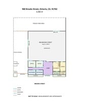 960 Brooks St, Ontario, CA à louer Plan de site– Image 1 sur 1