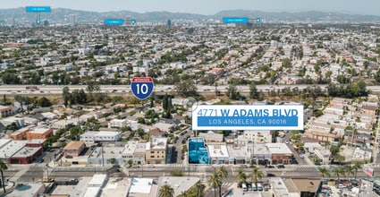 4771 W Adams Blvd, Los Angeles, CA - Vue aérienne vue de carte - Image1