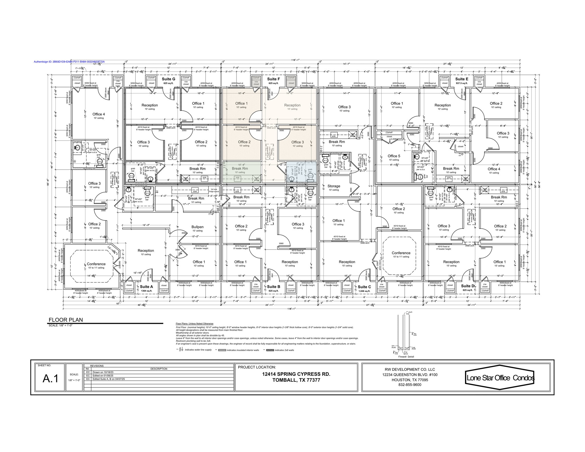 12410 Spring Cypress Rd, Tomball, TX à louer Plan d’étage– Image 1 sur 1