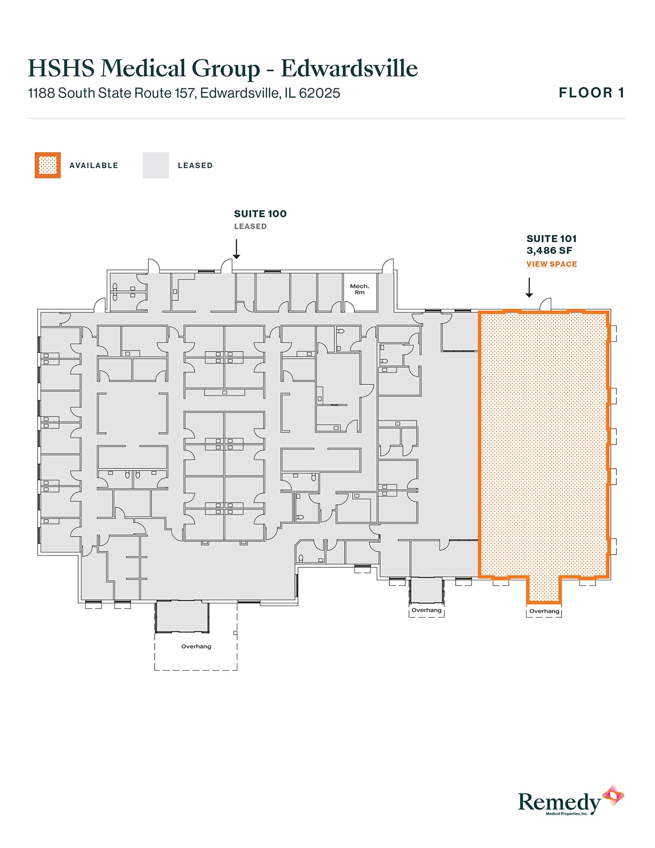 1188 S State Route 157, Edwardsville, IL à louer Plan d’étage– Image 1 sur 1