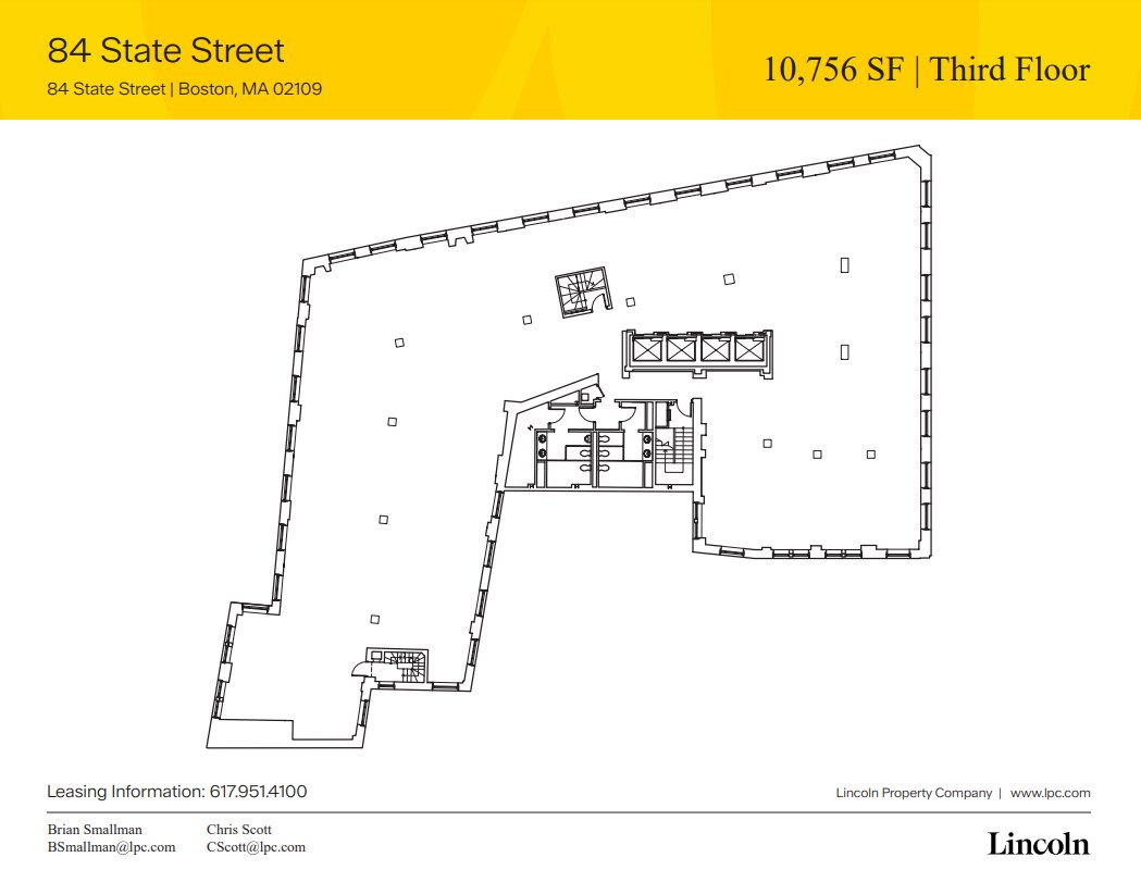 84 State St, Boston, MA à louer Plan d’étage– Image 1 sur 2
