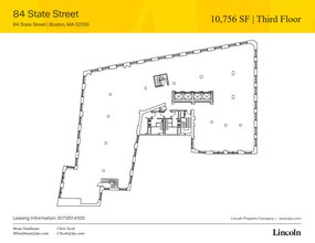 84 State St, Boston, MA à louer Plan d’étage– Image 1 sur 2