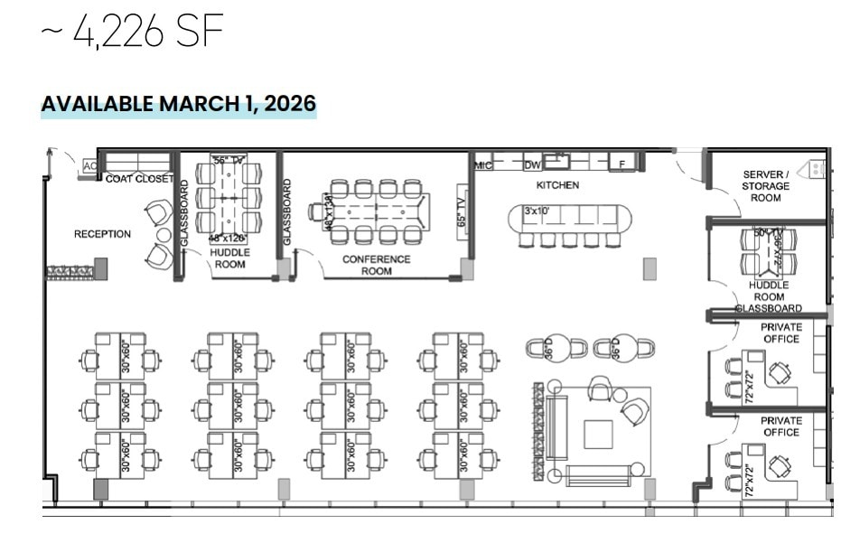 251 Queens Quay E, Toronto, ON à louer Plan d’étage– Image 1 sur 1
