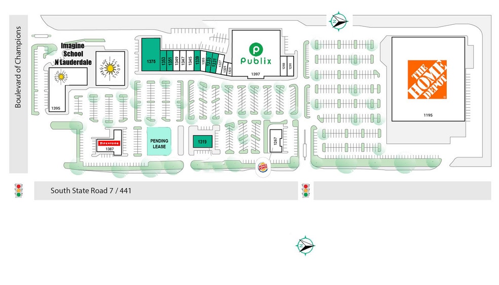 1395 S State Road 7, North Lauderdale, FL à louer - Plan de site – Image 2 sur 13