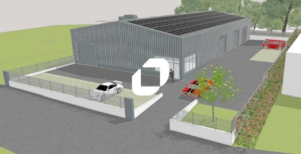 Local d’activités dans Casson à louer - Photo de l’immeuble – Image 1 sur 5