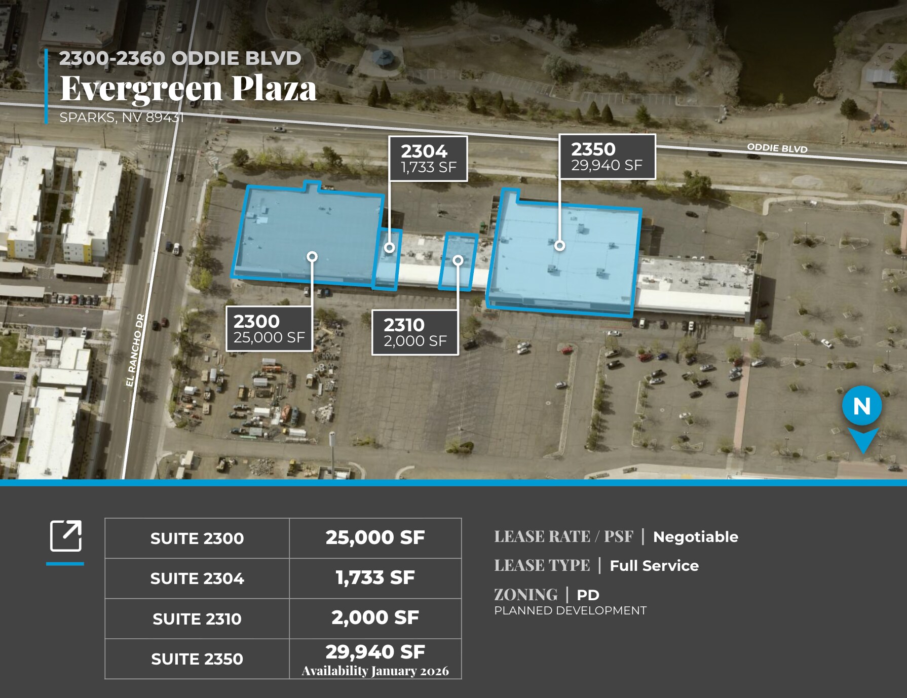 2300-2360 Oddie Blvd, Sparks, NV à louer Photo de l’immeuble– Image 1 sur 10