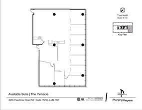 3455 Peachtree Rd NE, Atlanta, GA à louer Plan d’étage– Image 1 sur 11