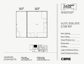 2625 Butterfield Rd, Oak Brook, IL à louer Plan d’étage– Image 2 sur 2