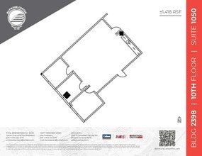 2398 E Camelback Rd, Phoenix, AZ à louer Plan d’étage– Image 1 sur 2