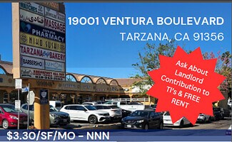 Plus de détails pour 19001-19015 Ventura Blvd, Tarzana, CA - Local commercial à louer