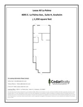 4095 E La Palma Ave, Anaheim, CA à louer Plan de site– Image 1 sur 1