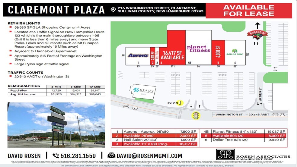 216 Washington St, Claremont, NH à louer - Photo de l’immeuble – Image 1 sur 2