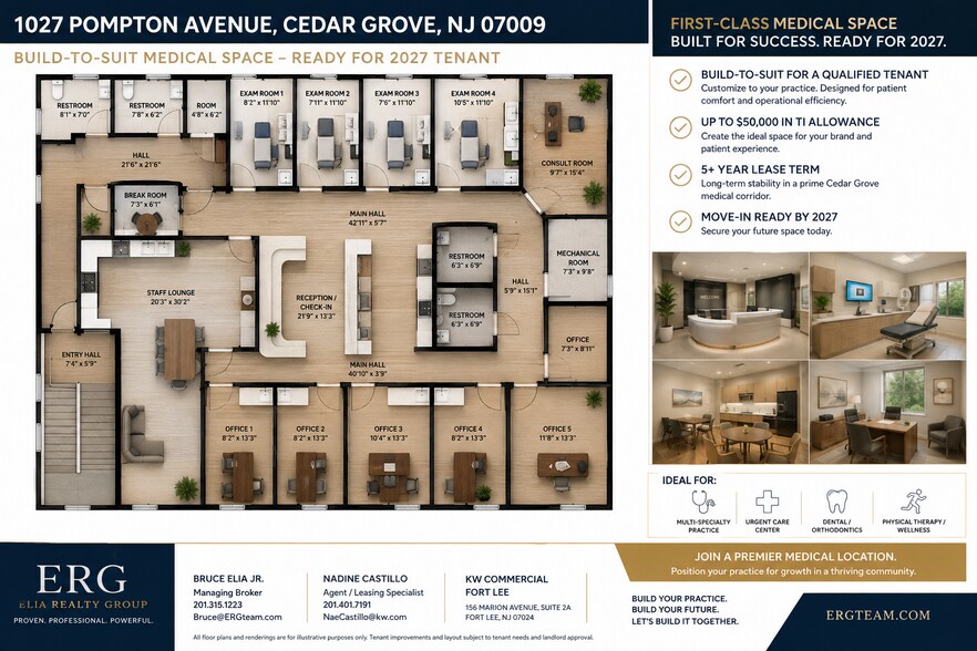 1027 Pompton Ave, Cedar Grove, NJ à louer - Photo de l’immeuble – Image 3 sur 12