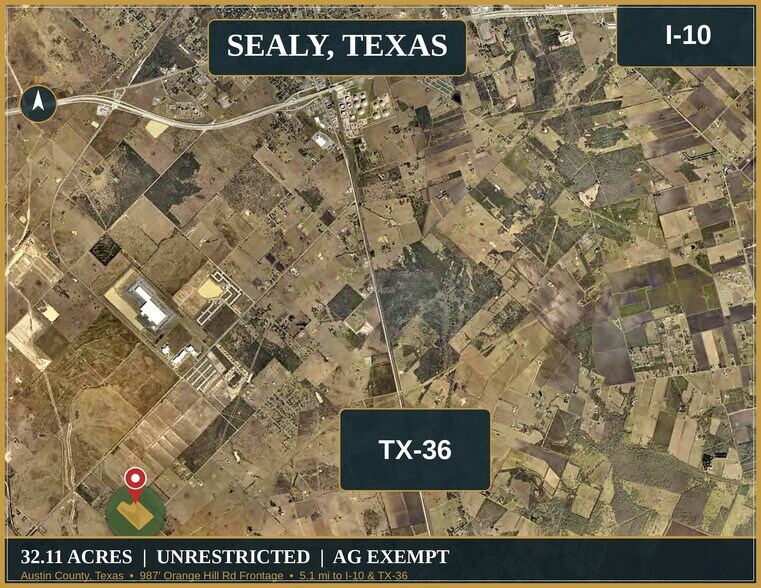 3346 Orange Hill Rd, Sealy, TX à vendre - Photo de l’immeuble – Image 1 sur 17
