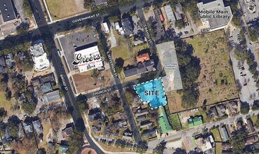 805 Church St, Mobile, AL - Vue aérienne vue de carte