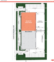 300-E Capote Central Ave, Pharr, TX à louer Plan de site– Image 2 sur 2
