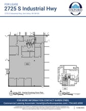 2725 S Industrial Hwy, Ann Arbor, MI à louer Plan d’étage– Image 1 sur 1